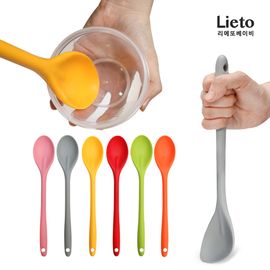 [Lieto_Baby] Silicone cook spoon_Environmental Hormone (BPA) Free Melamine Worry End_Made in KOREA